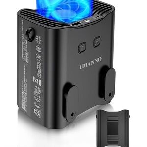 UMANNO Waist Fan 12000mAh Rechargeable, Portable Wearable Belt Fan